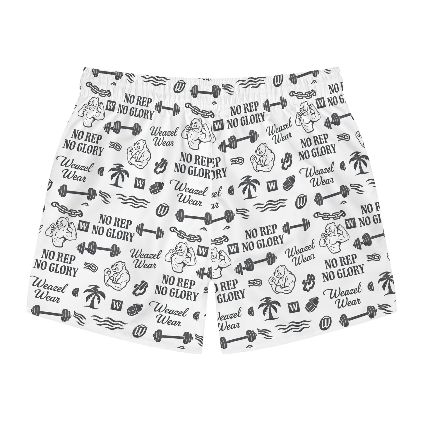 "No Rep No Glory" Swim Trunks