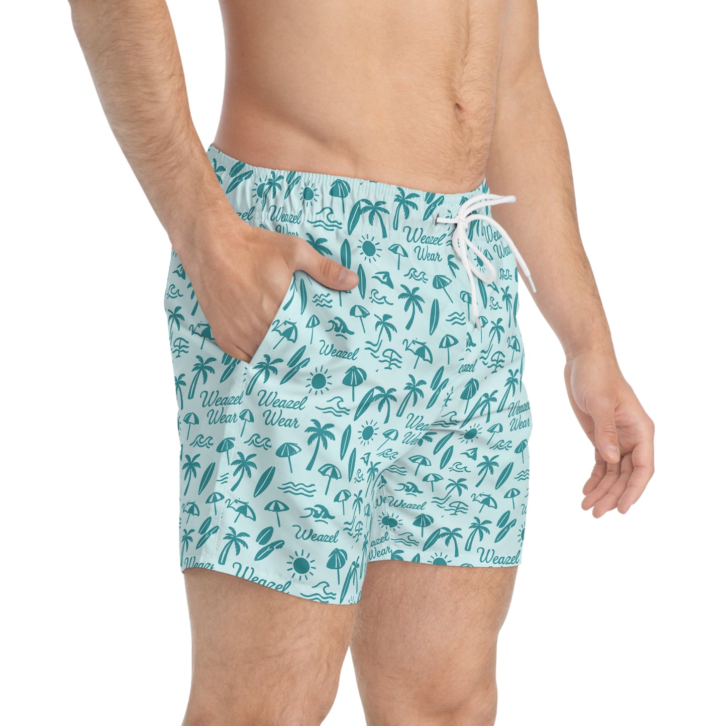 Weazel Wear Men's Signature Swim Trunks