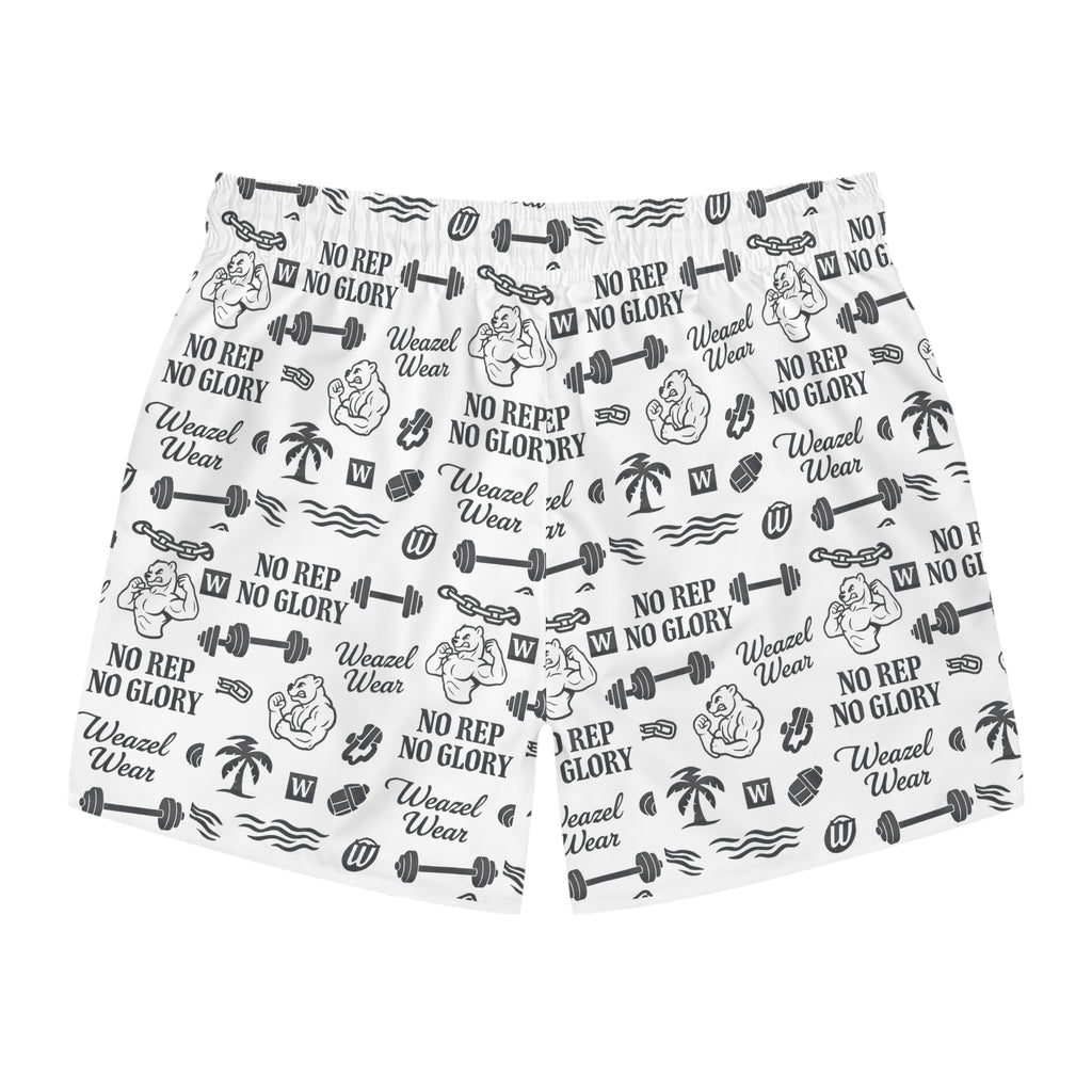 "No Rep No Glory" Swim Trunks