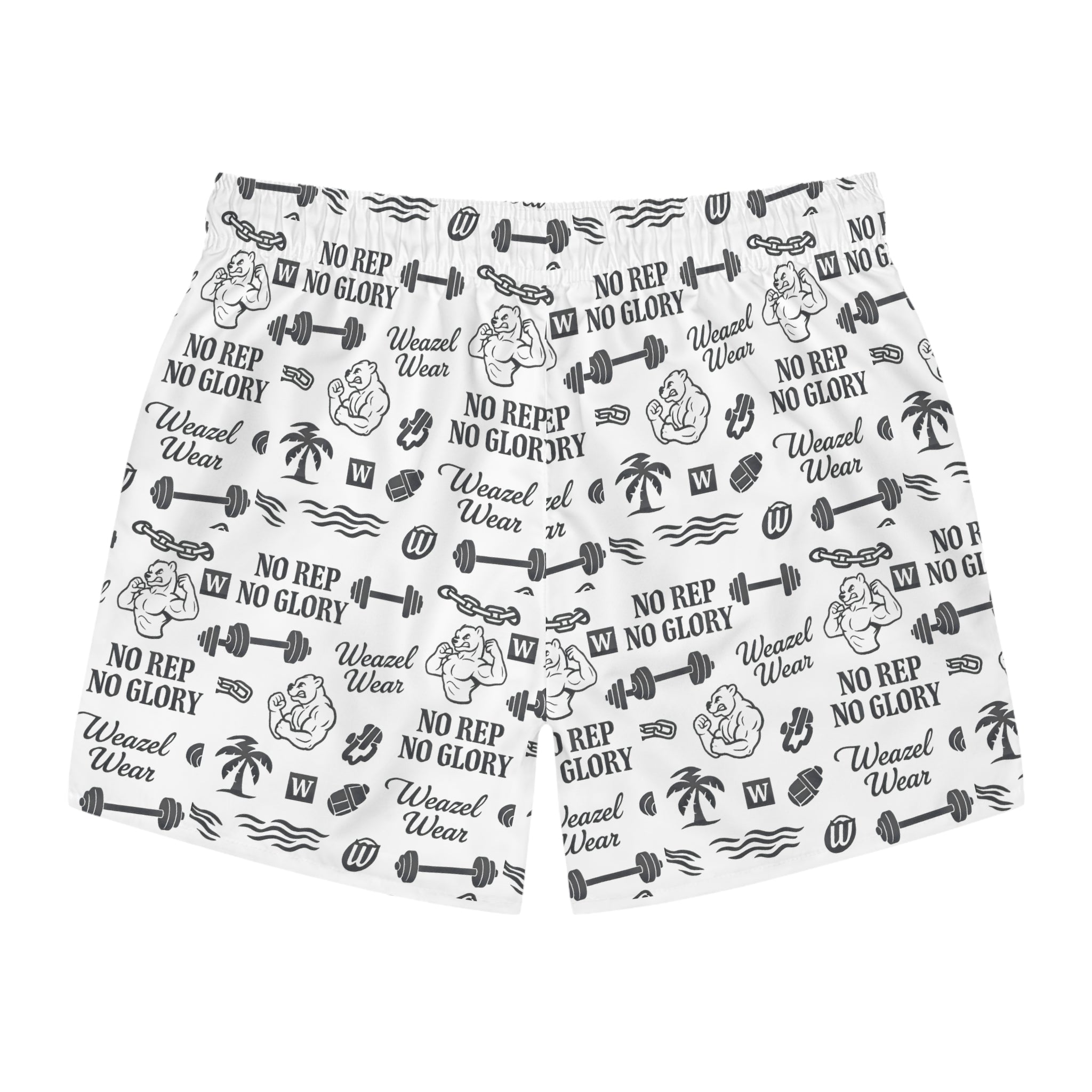 "No Rep No Glory" Swim Trunks