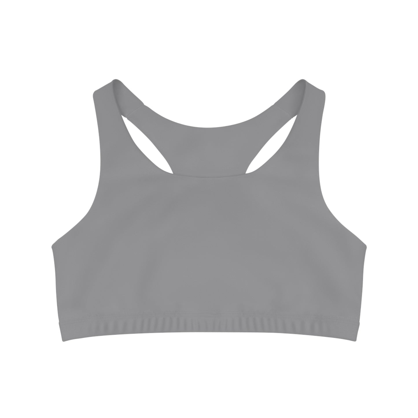 Seamless Sports Bra Grey & Pink