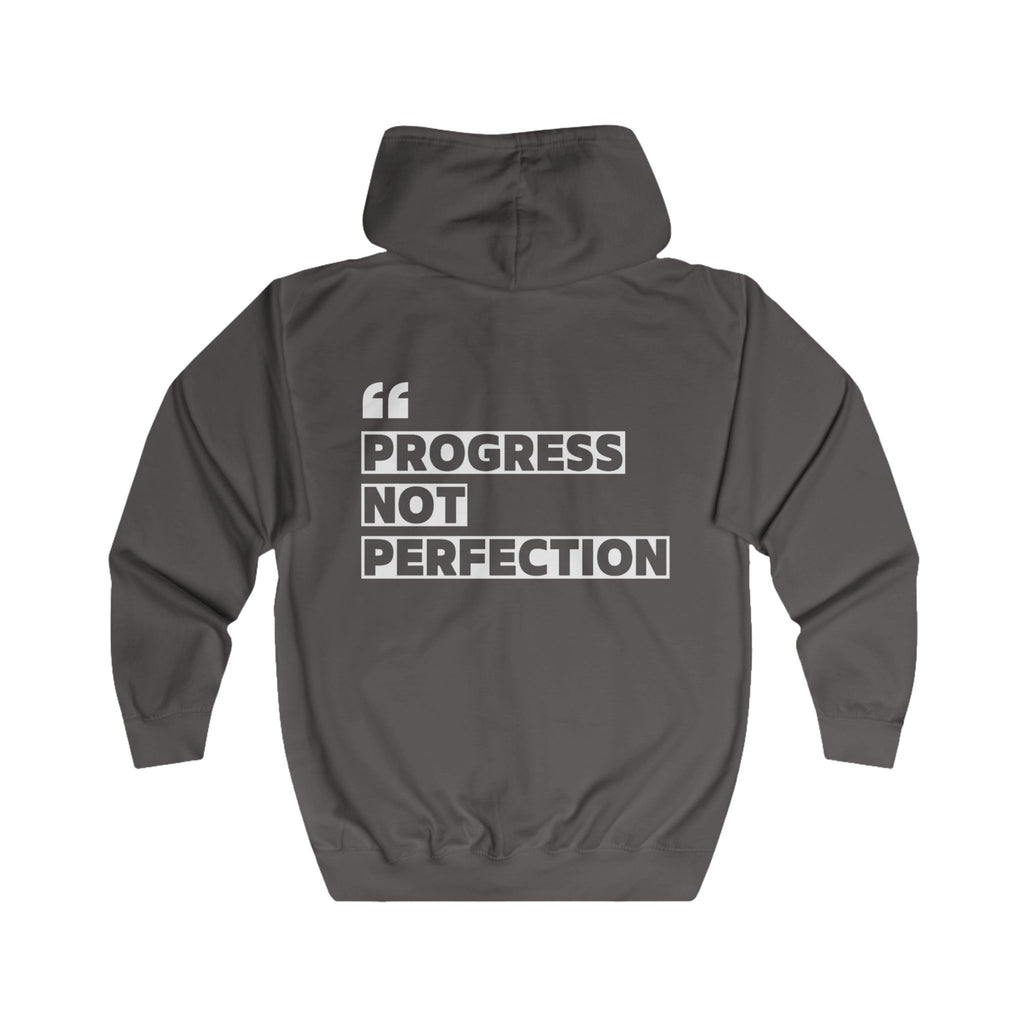 Full Zip Hoodie - 'Progress Not Perfection'