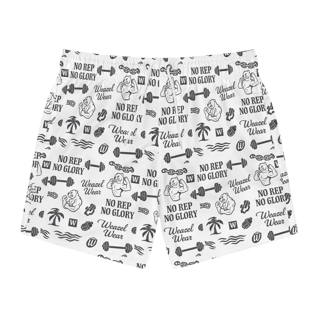 "No Rep No Glory" Swim Trunks