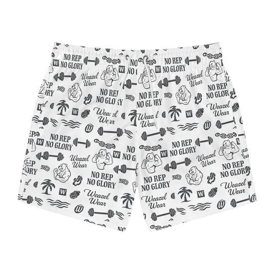 "No Rep No Glory" Swim Trunks