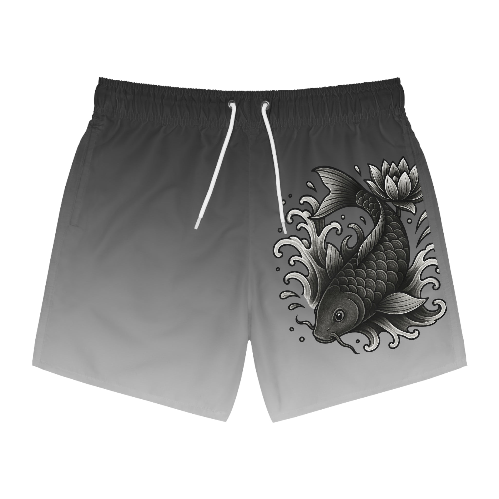 Koi Fish Summer Swim Trunks