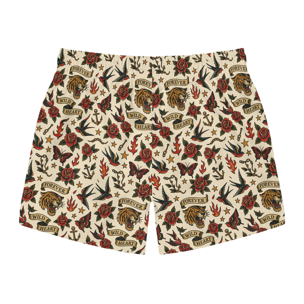 Ride or Die Tattoo Swim Trunks