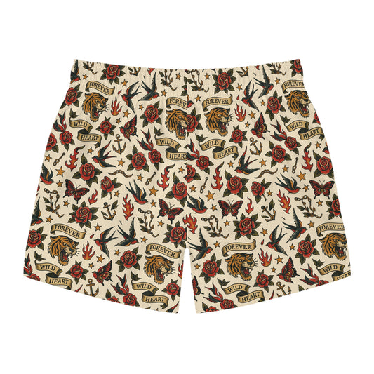 Ride or Die Tattoo Swim Trunks