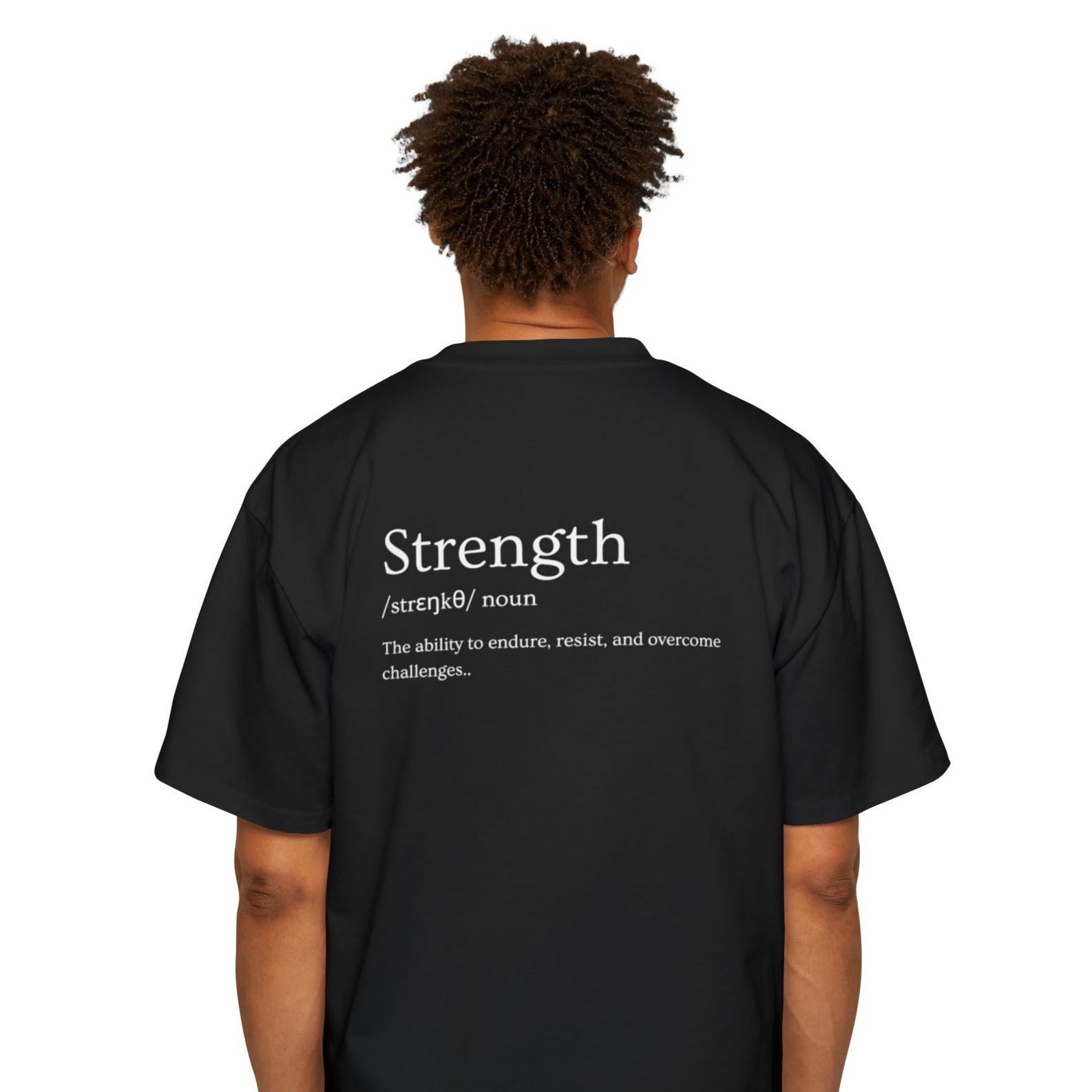 Men's Oversized Tee - Strength