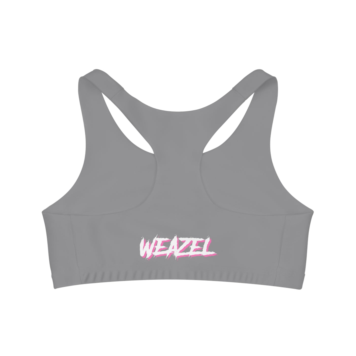 Seamless Sports Bra Grey & Pink