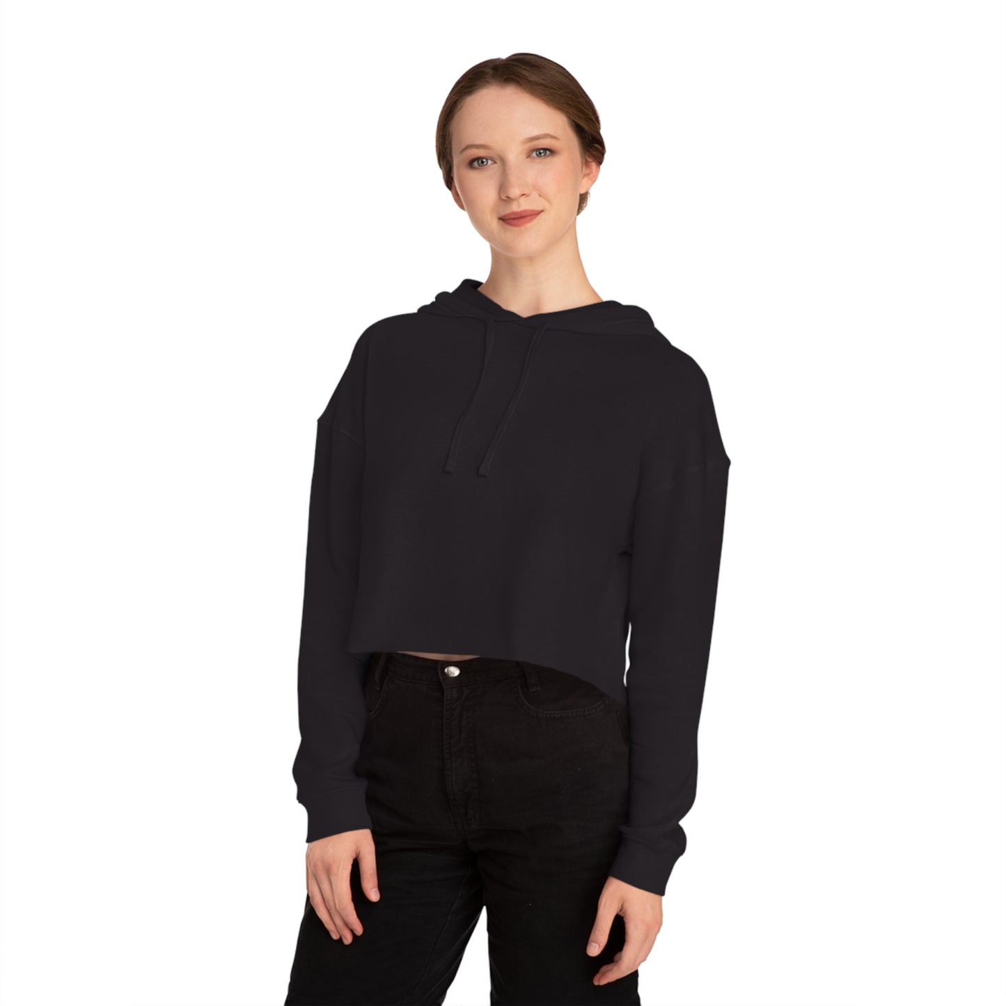 Women’s Cropped Hoodie Black