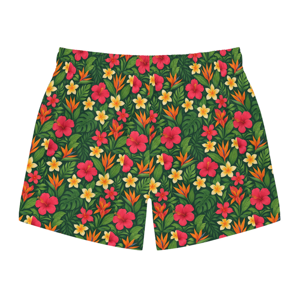 Tropical Heat Swim Trunks – Hibiscus Edition