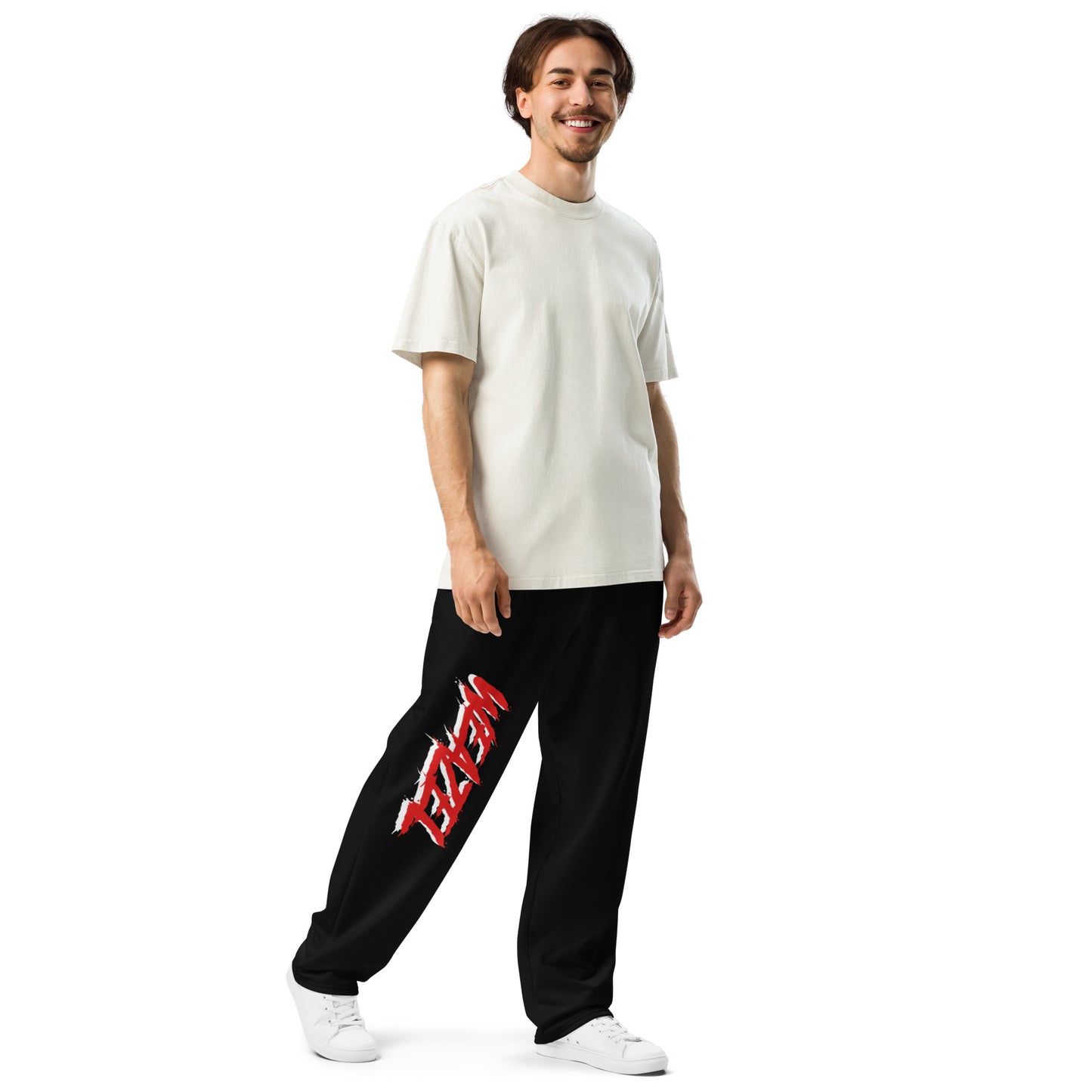 Mens Joggers Wide Leg