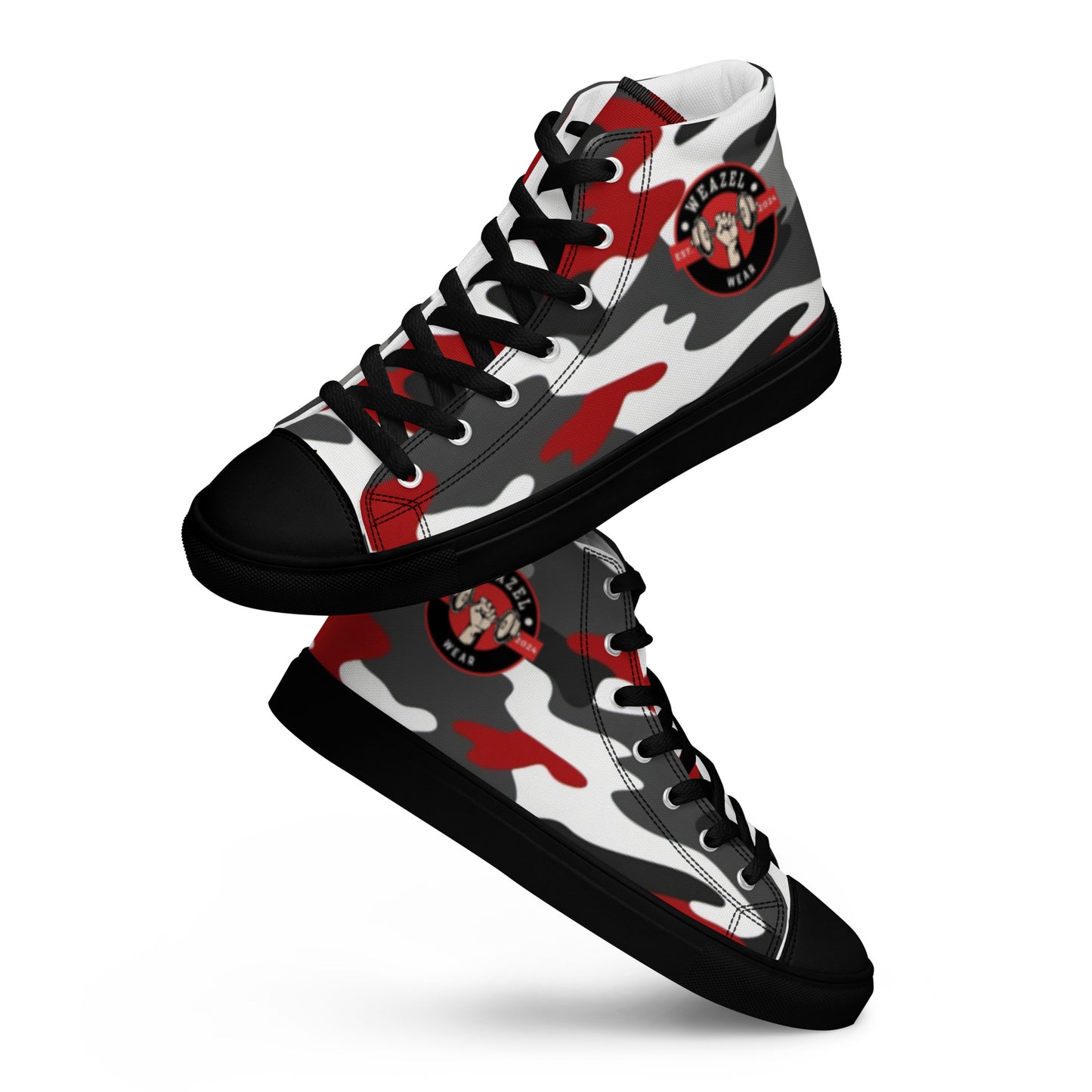 Weazel Men's Camo High Top Sneakers